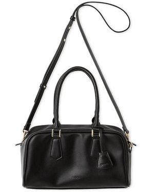 SNIDEL Padlock Charm Boston Bag - Black