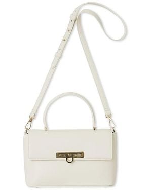 SNIDEL Front Metal Flap Bag - White