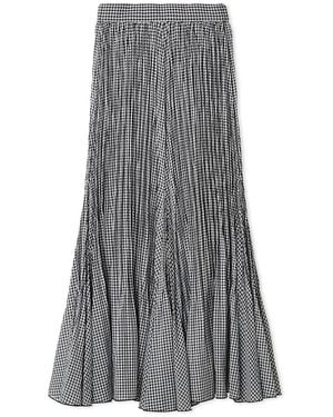 SNIDEL Pleated Circular Skirt - Gray