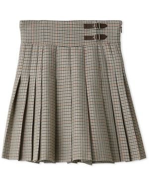 SNIDEL Pleated Skort Shorts - Gray