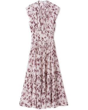 SNIDEL Sustainable Ruffle-Detail Dress - Purple