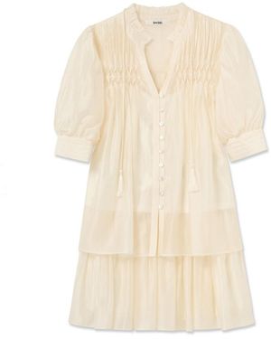 SNIDEL Embroidered Top & Skirt Set - White