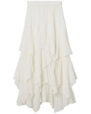 SNIDEL 【Us Limited】Tiered Skirt - White