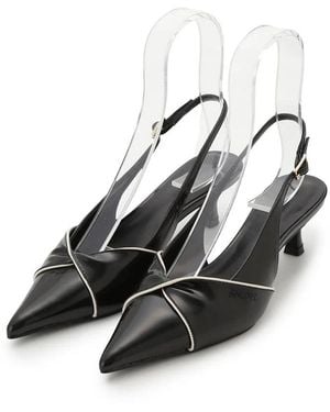 SNIDEL Twist Bow Pumps - Black