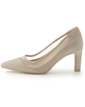SNIDEL Heel Pointed-Toe Pumps - Natural