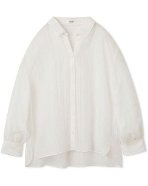 SNIDEL Sheered Shirt - White