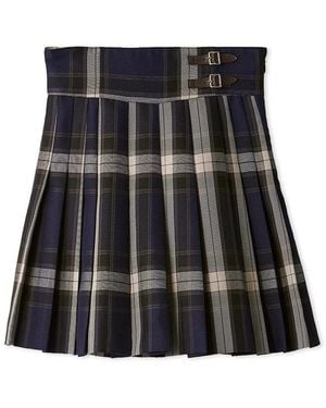 SNIDEL Pleated Skort Shorts - Black