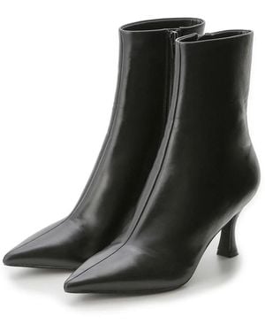 SNIDEL Pointed Toe Ankle Boots - Black