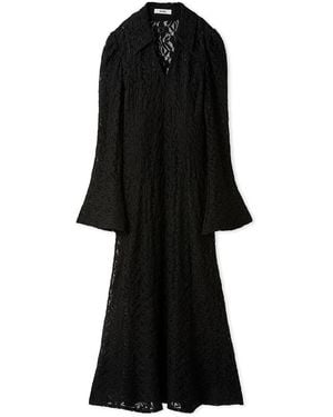 SNIDEL Cut Lace Dress - Black