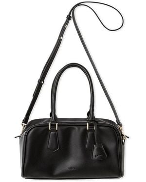 SNIDEL Padlock Charm Boston Bag - Black