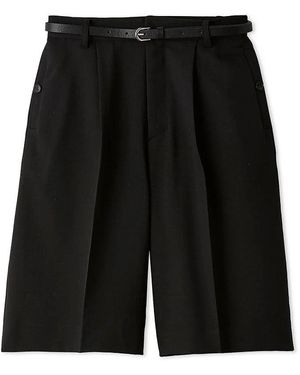 SNIDEL Belted Shorts - Black