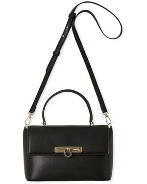 SNIDEL Front Metal Flap Bag - Black