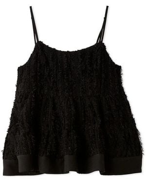 SNIDEL Volume Tiered Cami Tunic - Black