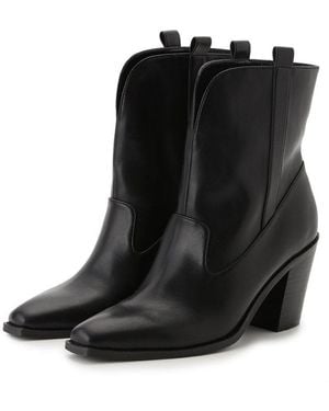 SNIDEL Wide Width Short Boots - Black