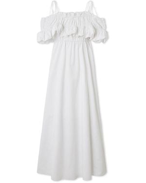 SNIDEL Smocked Camisole Dress - White