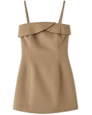 SNIDEL Bare Mini Dress - Natural