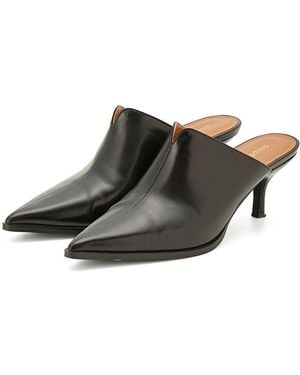 SNIDEL Pointed Heeled Mule - Black