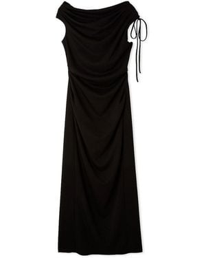 SNIDEL Drape Cut Dress - Black