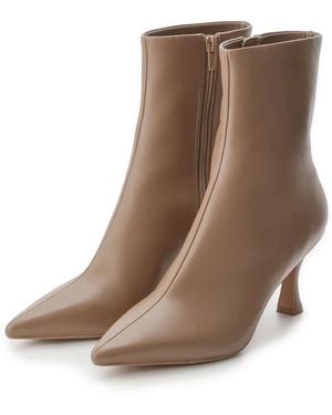 SNIDEL Pointed Toe Ankle Boots - Brown