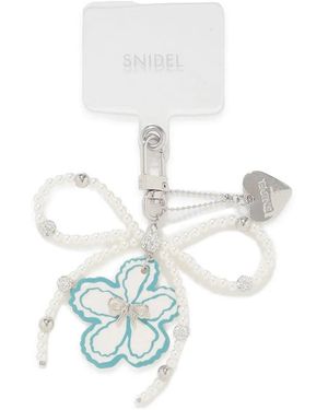 SNIDEL Bouquet Of Joy Strap - White