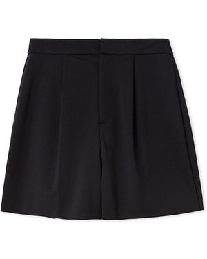SNIDEL Structured Shorts - Black