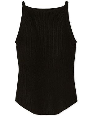 SNIDEL Cup-In Camisole Knit Pullover - Black