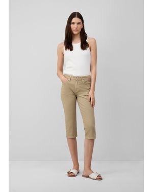 S.oliver Capri-Jeans Betsy / Slim Fit / Mid Rise / Slim Leg - Weiß