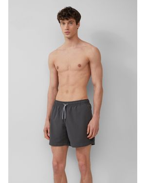 S.oliver Badeshorts mit Tunnelzug und Eingrifftaschen - Grau