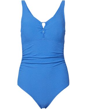 S.oliver Badeanzug Mit Cut-Out-Details - Blau
