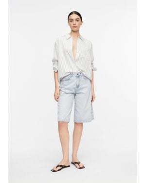 Comma, Bermuda Jeans - Wit