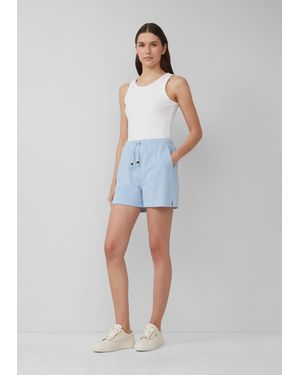 S.oliver Jersey-Shorts mit Elastikbund - Blau