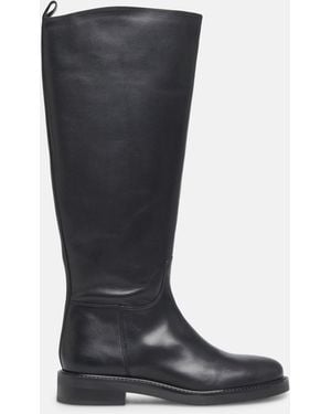 Comma, Stiefel Aus Leder - Schwarz