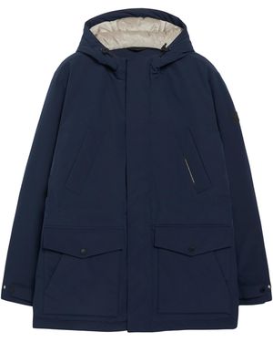 S.oliver Wasserabweisender Parka Mit Weichem Innenfutter - Blau