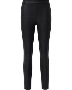 S.oliver Hose Im Skinny Fit Mit Glitzer-Coating Und Seitlichem Reißverschluss - Schwarz