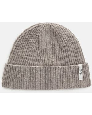 Comma, Beanie Aus 100% Wolle - Grau