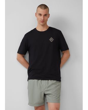 QS Badeshorts mit Eingrifftaschen - Schwarz