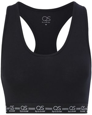 QS Sport-Bh Mit Racerback - Schwarz