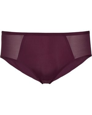 S.oliver Slip Mit Mesh-Einsatz - Lila