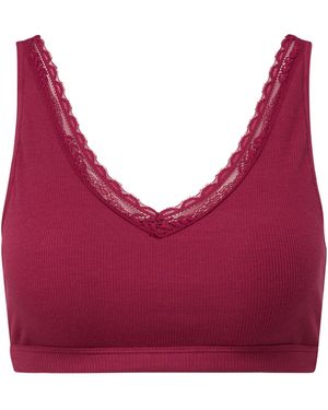 S.oliver Bustier Mit Rückenausschnitt - Rot
