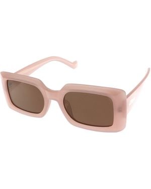 S.oliver Sonnenbrille Mit Eckigem Rahmen - Weiß