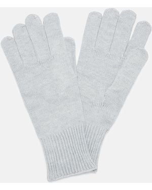 S.oliver Handschuhe Aus Feinstrick Mit Softem Innenfutter - Weiß