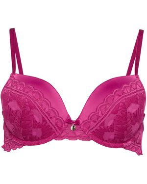 S.oliver Push Up Mit Spitze - Pink