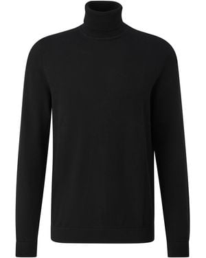 S.oliver Rollkragenpullover Aus 100% Baumwolle - Schwarz