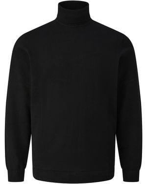 S.oliver Rollkragenpullover Aus 100% Baumwolle - Schwarz