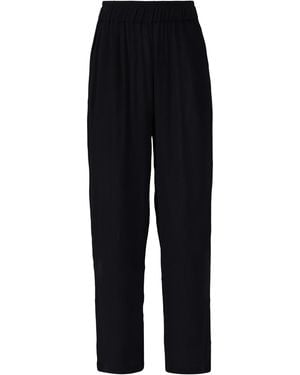 S.oliver Relaxed Palazzohose Mit Eingrifftaschen - Schwarz