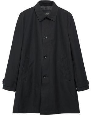 S.oliver Wasserabweisender Trenchcoat Mit Steppfutter - Schwarz