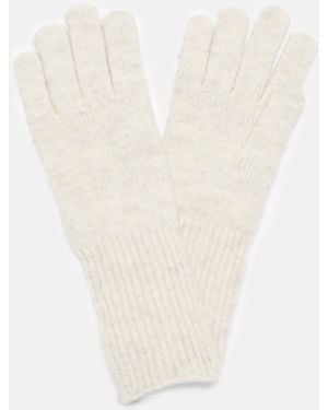 S.oliver Handschuhe Aus Weichem Strick - Weiß