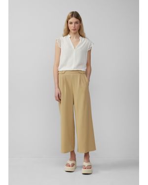 QS Culotte aus Interlockjersey - Weiß