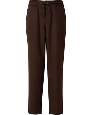 S.oliver 7/8-Flanell-Hose Mit Elastikbund - Braun