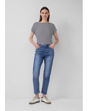 S.oliver Franciz Boyfriend / Relaxed Fit / Mid Rise / Tapered Leg - Blau